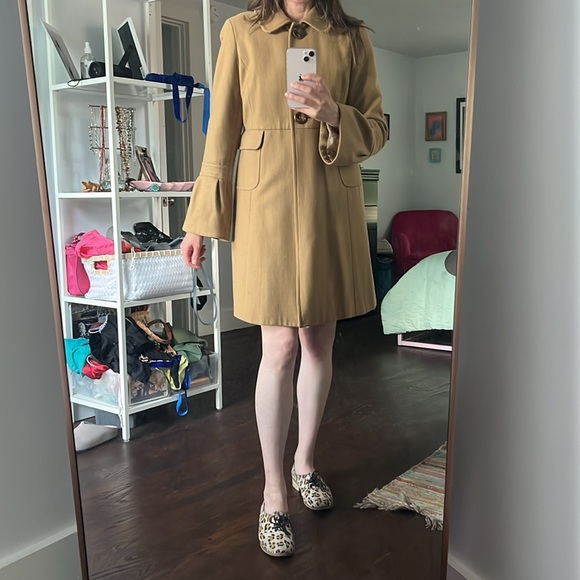 Old Navy camel wool peacoat size small - Picture 9 of 9